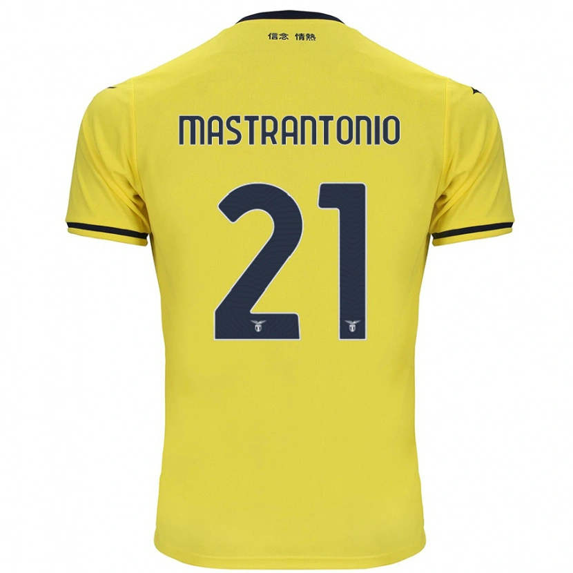 Danxen Niño Camiseta Ella Mastrantonio #21 Amarillo 2ª Equipación 2024/25 La Camisa México