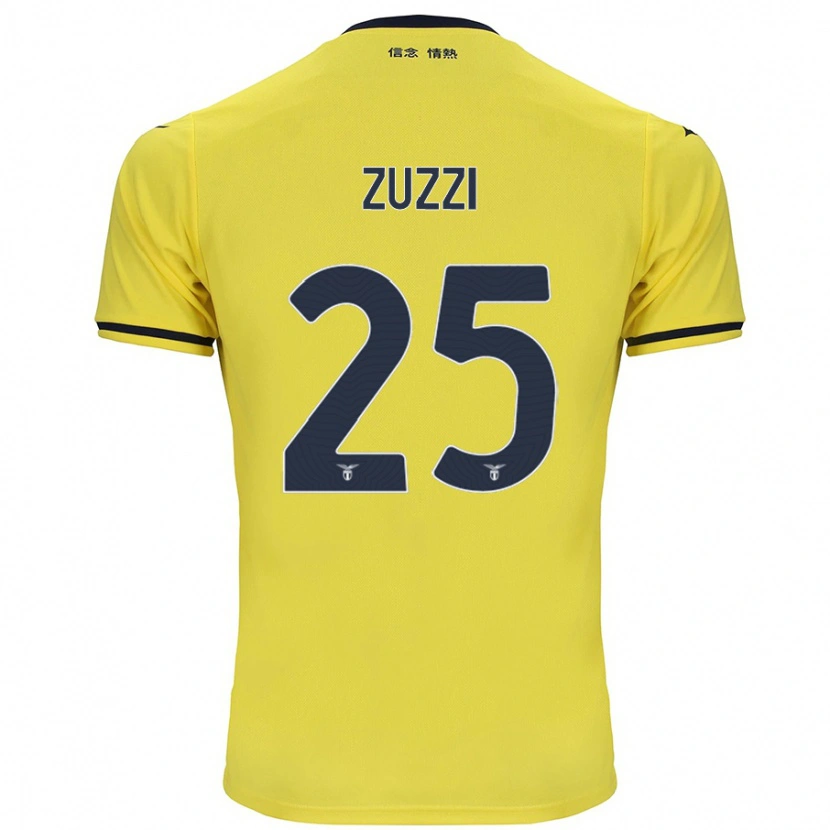 Danxen Niño Camiseta Giorgia Zuzzi #25 Amarillo 2ª Equipación 2024/25 La Camisa México