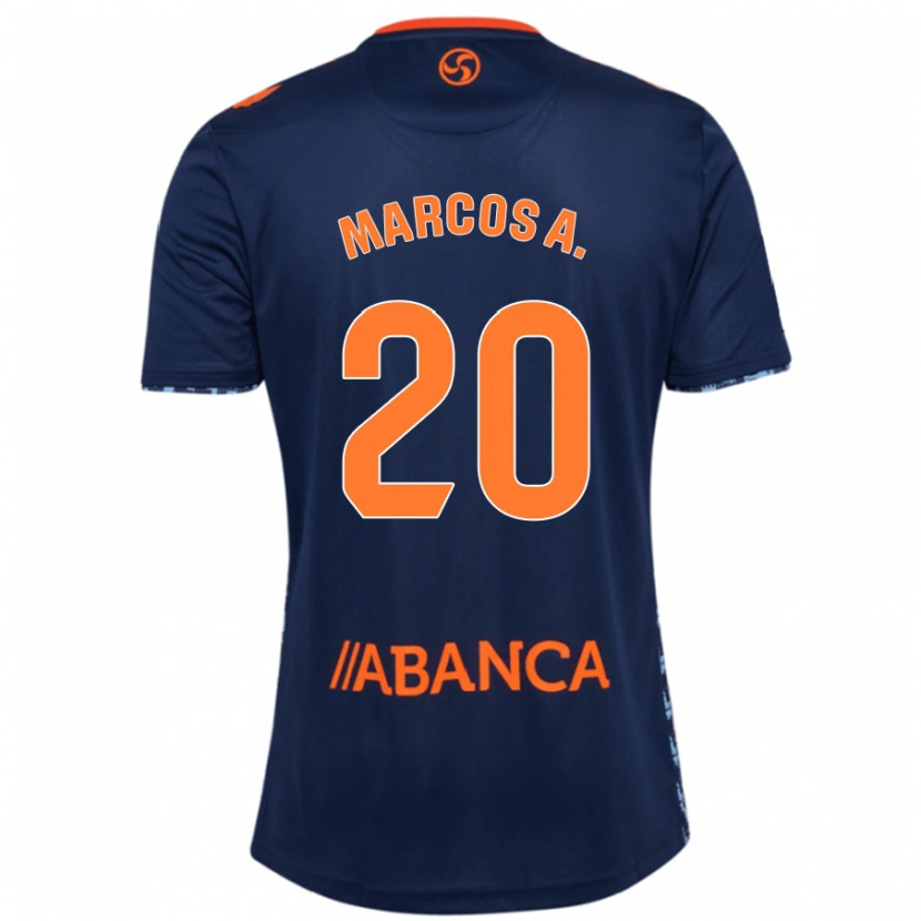 Danxen Hombre Camiseta Marcos Alonso #20 Negro Rojo 2ª Equipación 2024/25 La Camisa México