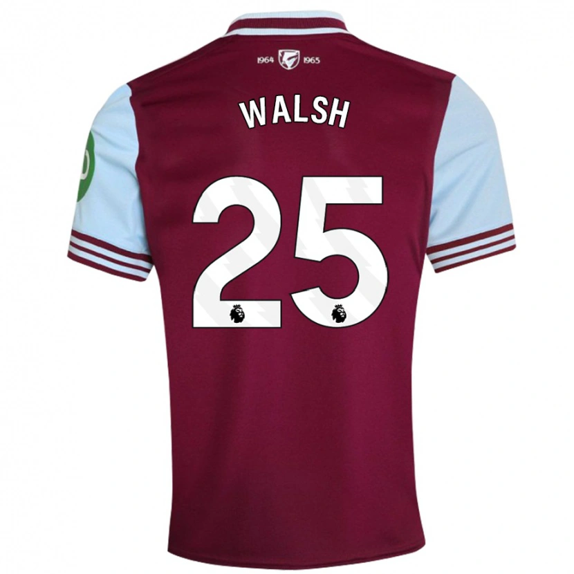 Danxen Hombre Camiseta Megan Walsh #25 Rojo Oscuro 1ª Equipación 2024/25 La Camisa México