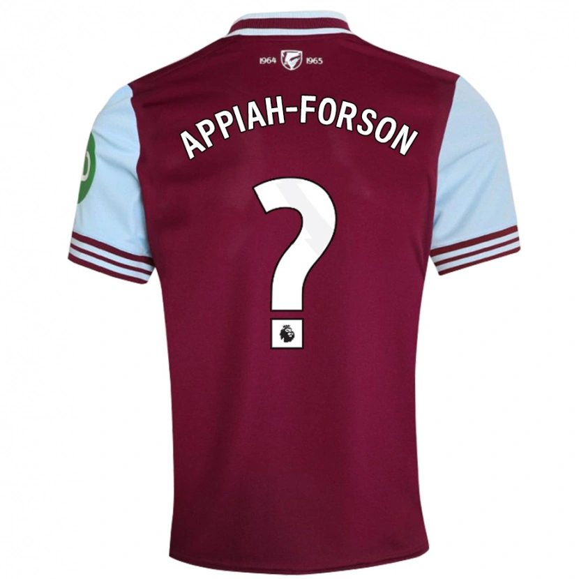 Danxen Hombre Camiseta Keenan Appiah-Forson #0 Rojo Oscuro 1ª Equipación 2024/25 La Camisa México