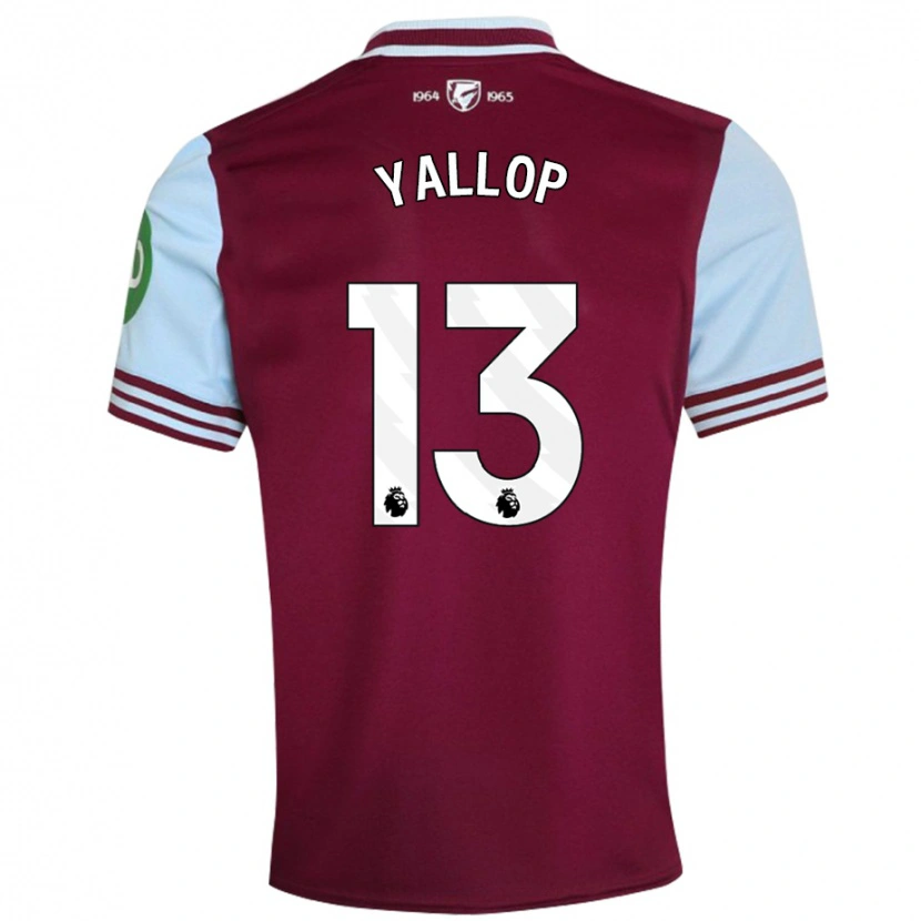 Danxen Hombre Camiseta Tameka Yallop #13 Rojo Oscuro 1ª Equipación 2024/25 La Camisa México
