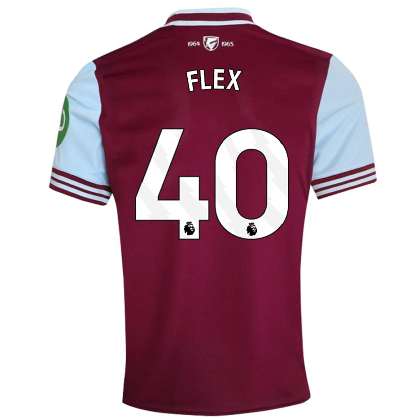 Danxen Hombre Camiseta Armstrong Oko Flex #40 Rojo Oscuro 1ª Equipación 2024/25 La Camisa México