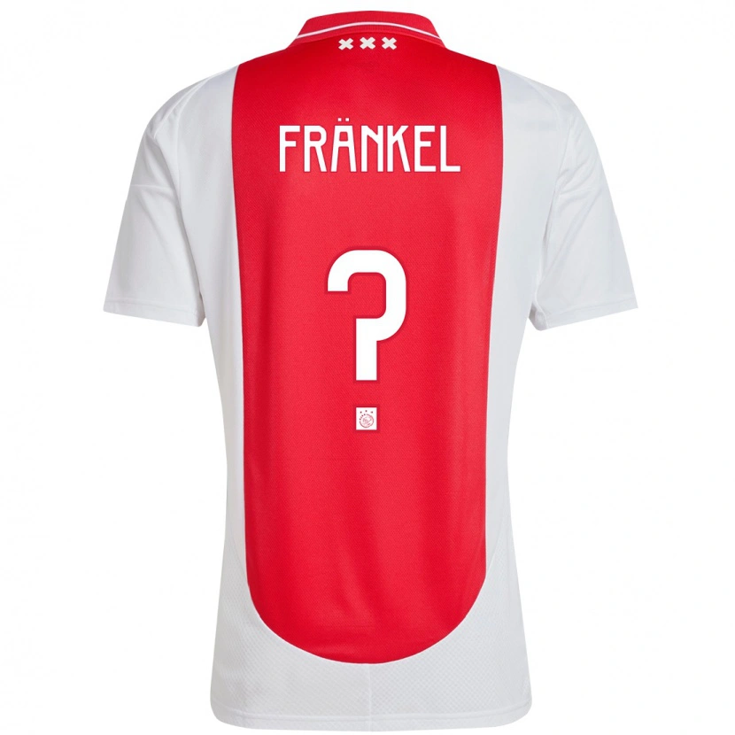 Danxen Hombre Camiseta Leroy Fränkel #0 Rojo Blanco 1ª Equipación 2024/25 La Camisa México