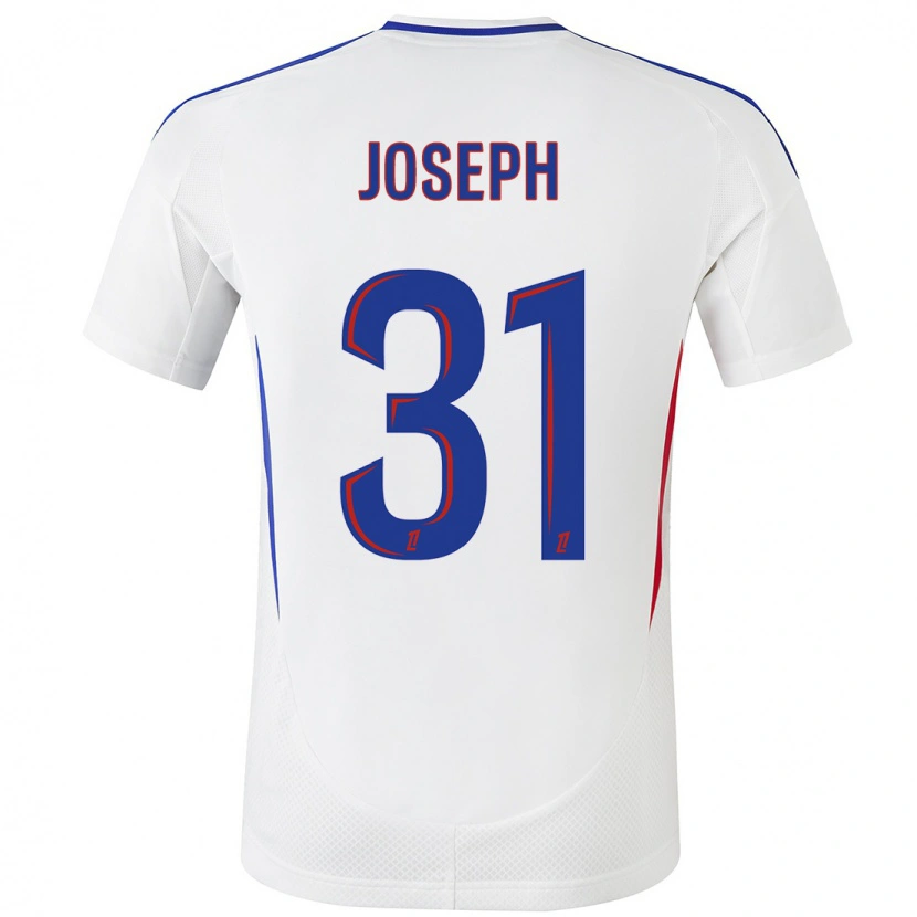 Danxen Hombre Camiseta Liana Joseph #31 Blanco Azul 1ª Equipación 2024/25 La Camisa México