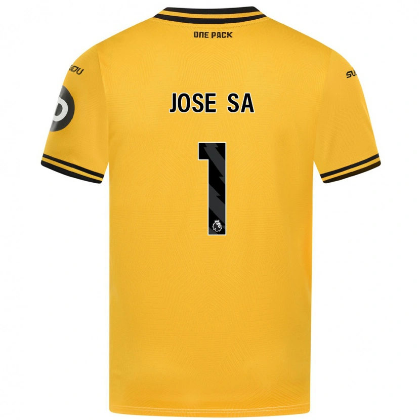 Danxen Hombre Camiseta José Sá #1 Amarillo 1ª Equipación 2024/25 La Camisa México