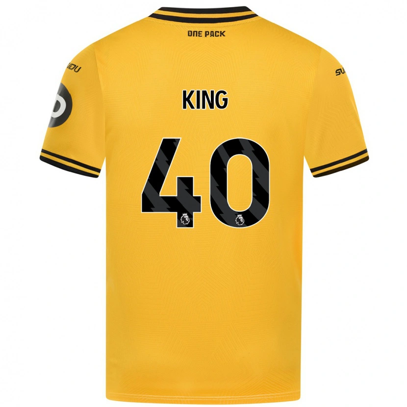 Danxen Hombre Camiseta Tom King #40 Amarillo 1ª Equipación 2024/25 La Camisa México