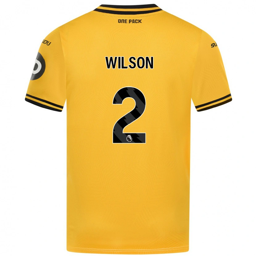 Danxen Hombre Camiseta Ellie Wilson #2 Amarillo 1ª Equipación 2024/25 La Camisa México