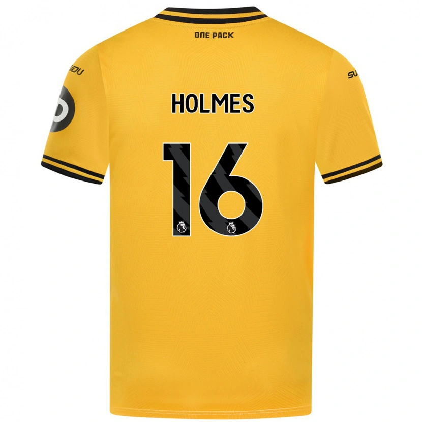 Danxen Hombre Camiseta Summer Holmes #16 Amarillo 1ª Equipación 2024/25 La Camisa México