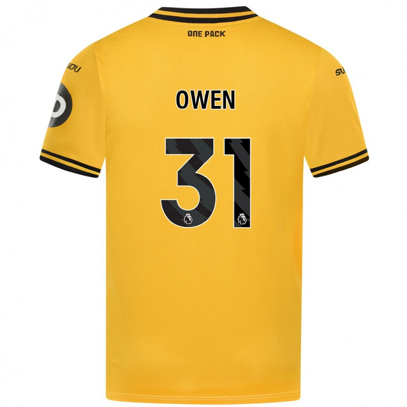 Danxen Hombre Camiseta Skye Owen #31 Amarillo 1ª Equipación 2024/25 La Camisa México