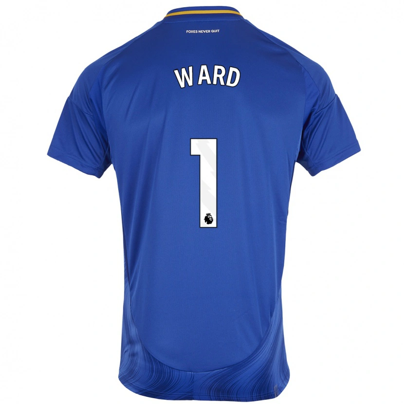 Danxen Hombre Camiseta Danny Ward #1 Azul Blanco 1ª Equipación 2024/25 La Camisa México