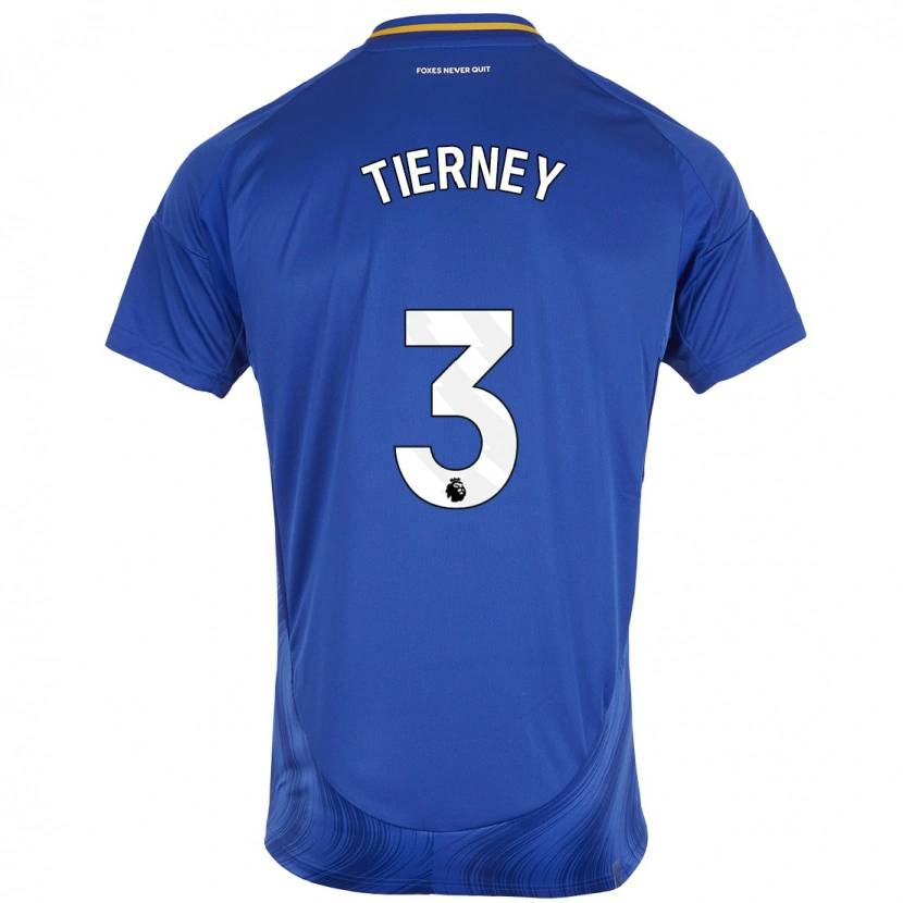 Danxen Hombre Camiseta Sam Tierney #3 Azul Blanco 1ª Equipación 2024/25 La Camisa México
