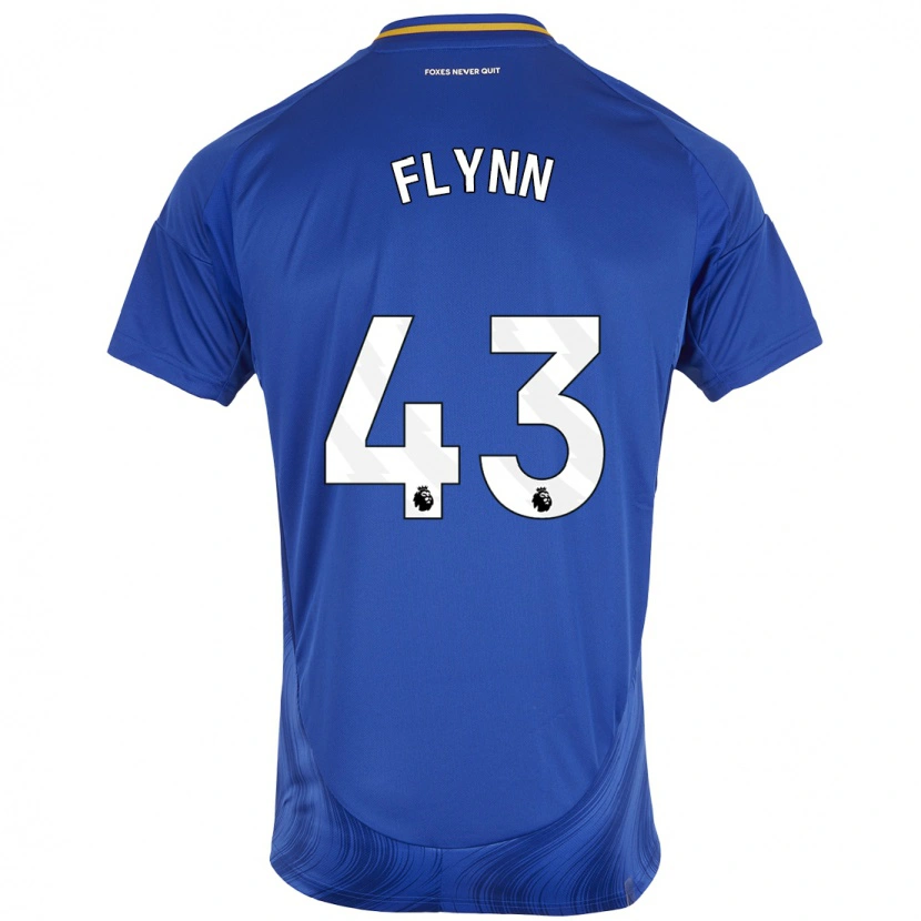 Danxen Hombre Camiseta Shane Flynn #43 Azul Blanco 1ª Equipación 2024/25 La Camisa México