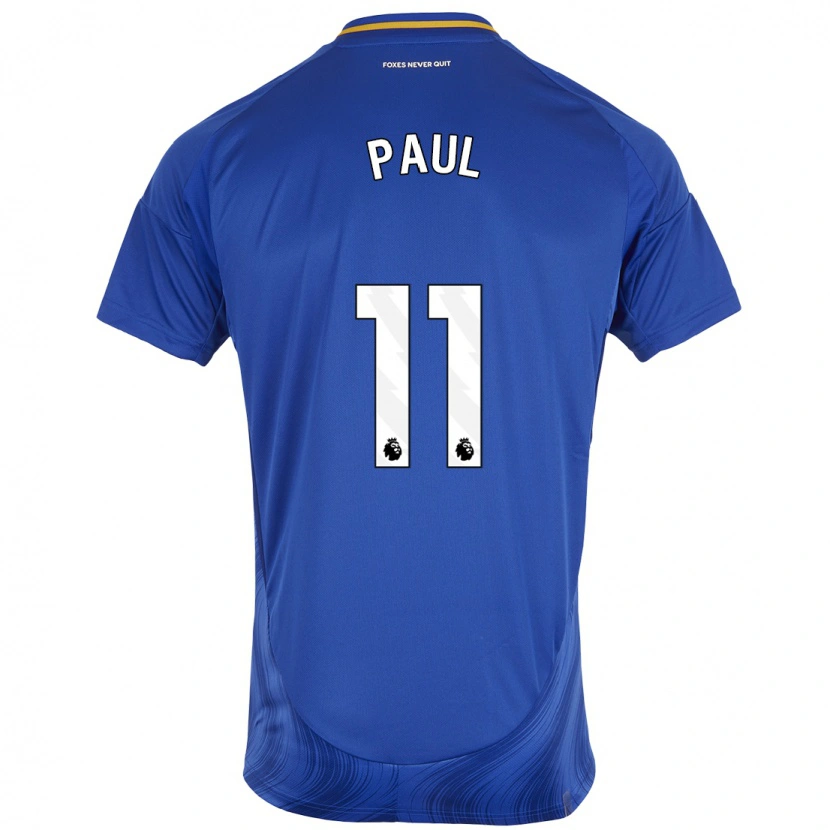 Danxen Hombre Camiseta Lachante Paul #11 Azul Blanco 1ª Equipación 2024/25 La Camisa México
