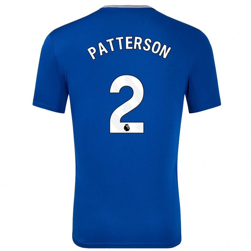 Danxen Hombre Camiseta Nathan Patterson #2 Azul Con 1ª Equipación 2024/25 La Camisa México