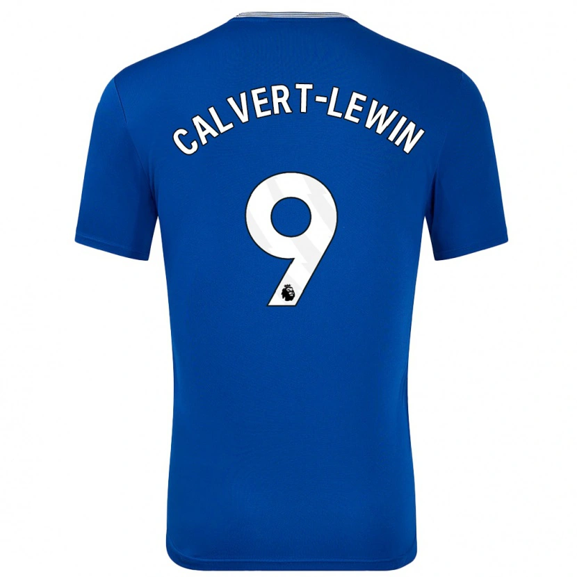 Danxen Hombre Camiseta Dominic Calvert-Lewin #9 Azul Con 1ª Equipación 2024/25 La Camisa México