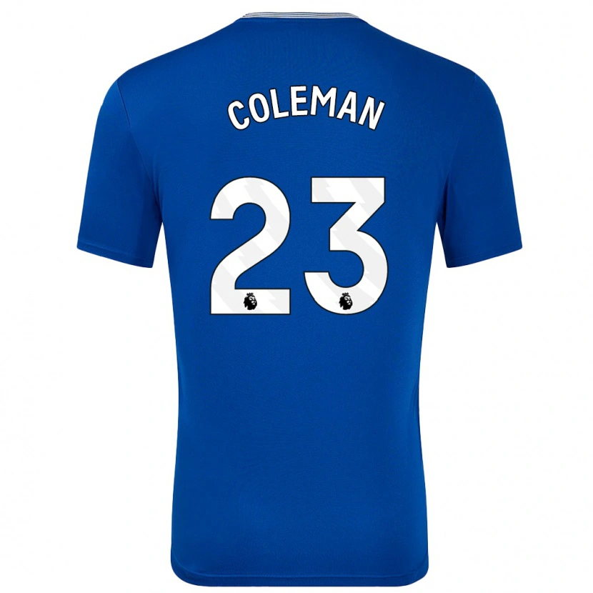 Danxen Hombre Camiseta Séamus Coleman #23 Azul Con 1ª Equipación 2024/25 La Camisa México