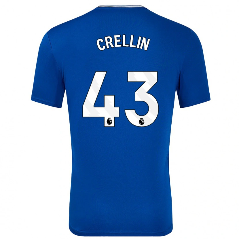 Danxen Hombre Camiseta Billy Crellin #43 Azul Con 1ª Equipación 2024/25 La Camisa México