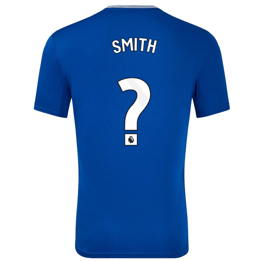 Danxen Hombre Camiseta Odin Samuels-Smith #0 Azul Con 1ª Equipación 2024/25 La Camisa México