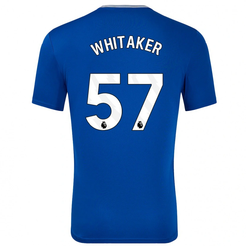 Danxen Hombre Camiseta Charlie Whitaker #57 Azul Con 1ª Equipación 2024/25 La Camisa México