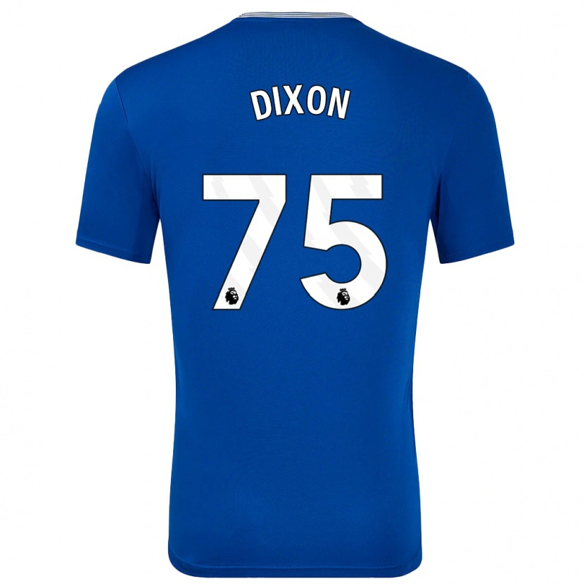 Danxen Hombre Camiseta Roman Dixon #75 Azul Con 1ª Equipación 2024/25 La Camisa México