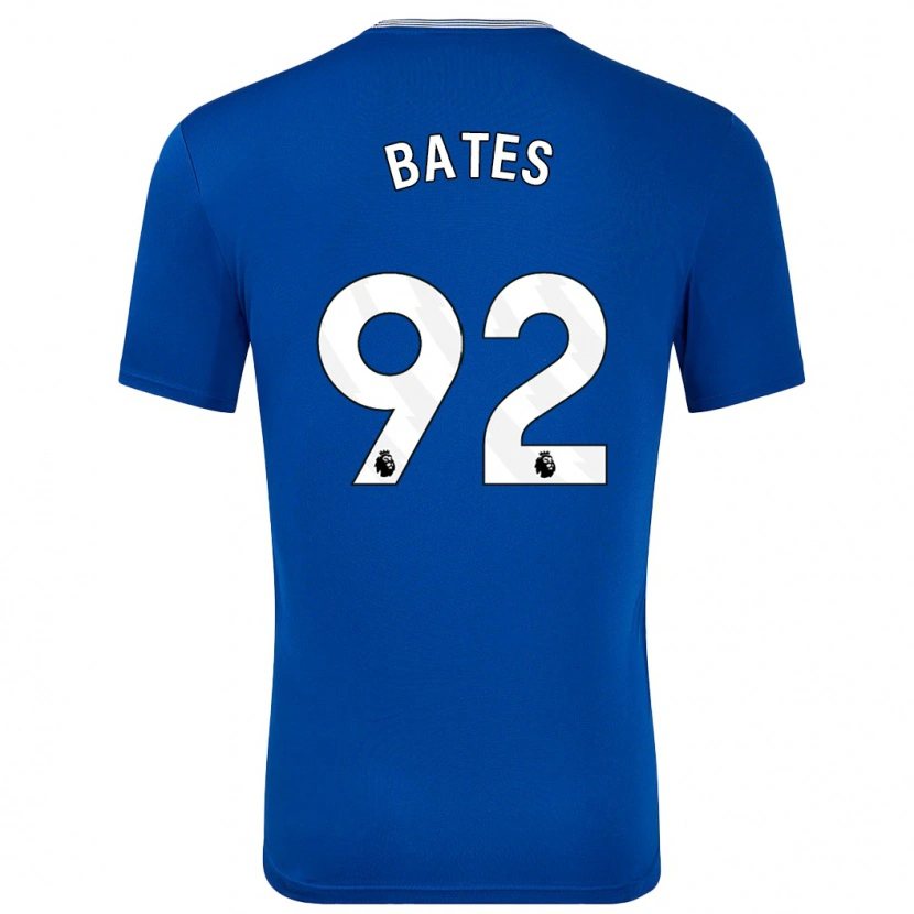 Danxen Hombre Camiseta Callum Bates #92 Azul Con 1ª Equipación 2024/25 La Camisa México