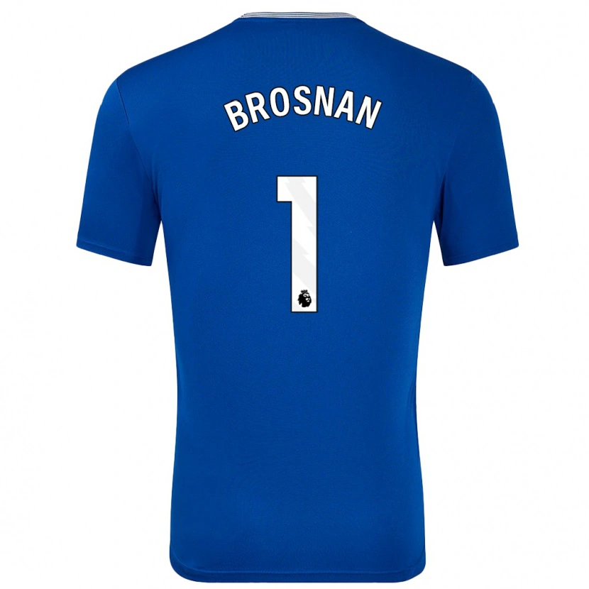 Danxen Hombre Camiseta Courtney Brosnan #1 Azul Con 1ª Equipación 2024/25 La Camisa México