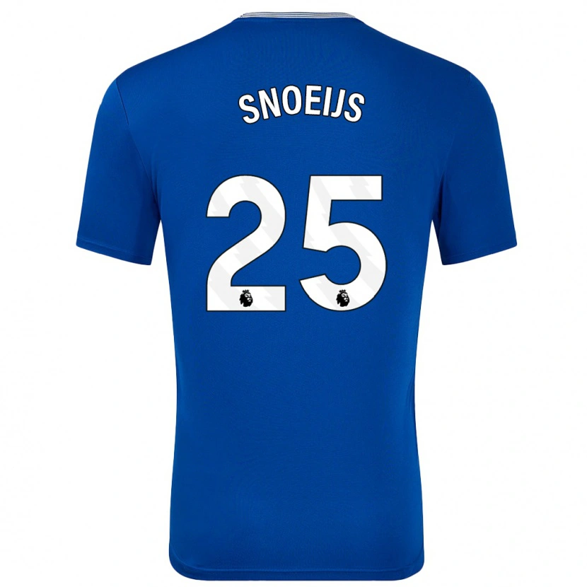 Danxen Hombre Camiseta Katja Snoeijs #25 Azul Con 1ª Equipación 2024/25 La Camisa México