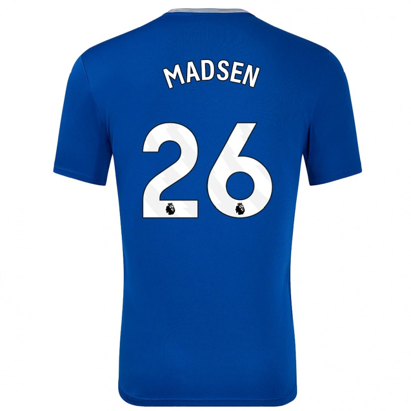 Danxen Hombre Camiseta Rikke Madsen #26 Azul Con 1ª Equipación 2024/25 La Camisa México