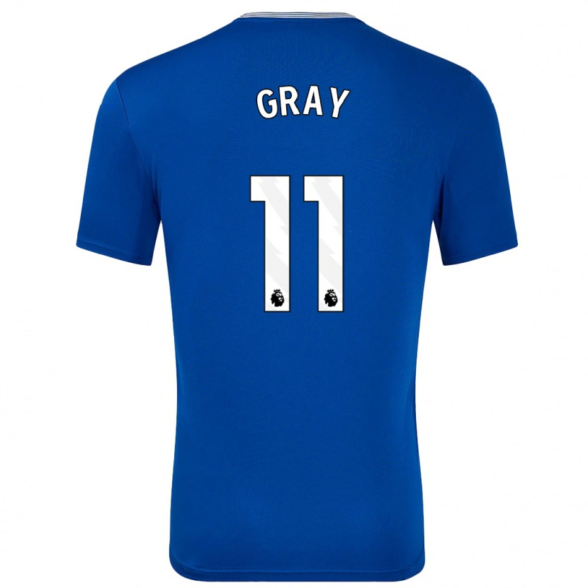 Danxen Hombre Camiseta Demarai Gray #11 Azul Con 1ª Equipación 2024/25 La Camisa México
