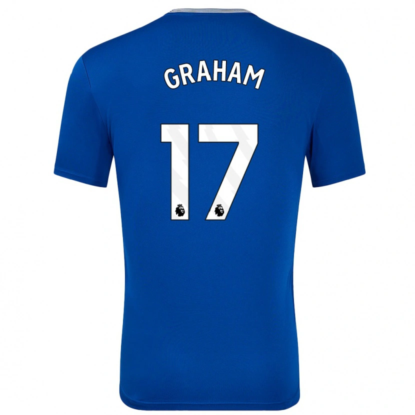 Danxen Hombre Camiseta Lucy Graham #17 Azul Con 1ª Equipación 2024/25 La Camisa México