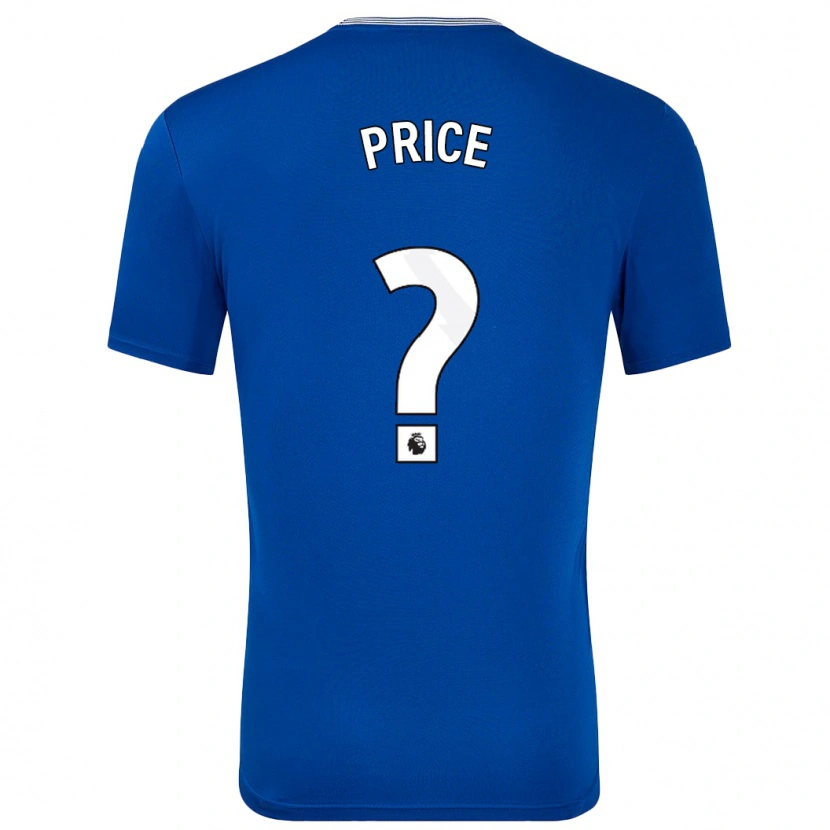 Danxen Hombre Camiseta Isaac Price #0 Azul Con 1ª Equipación 2024/25 La Camisa México
