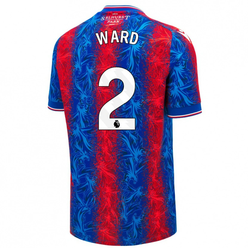 Danxen Hombre Camiseta Joel Ward #2 Rayas Rojas Y Azules 1ª Equipación 2024/25 La Camisa México