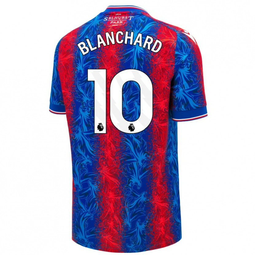 Danxen Hombre Camiseta Annabel Blanchard #10 Rayas Rojas Y Azules 1ª Equipación 2024/25 La Camisa México