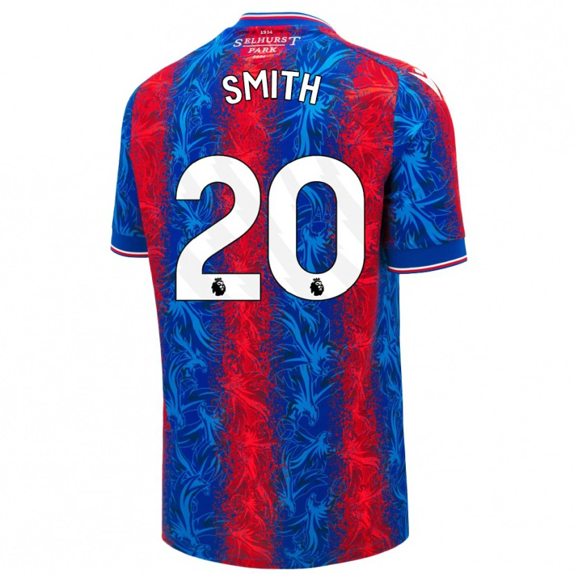 Danxen Hombre Camiseta Hope Smith #20 Rayas Rojas Y Azules 1ª Equipación 2024/25 La Camisa México