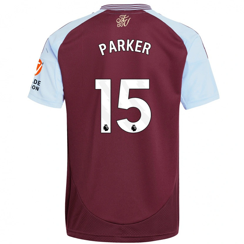 Danxen Hombre Camiseta Lucy Parker #15 Borgoña Azul Cielo 1ª Equipación 2024/25 La Camisa México