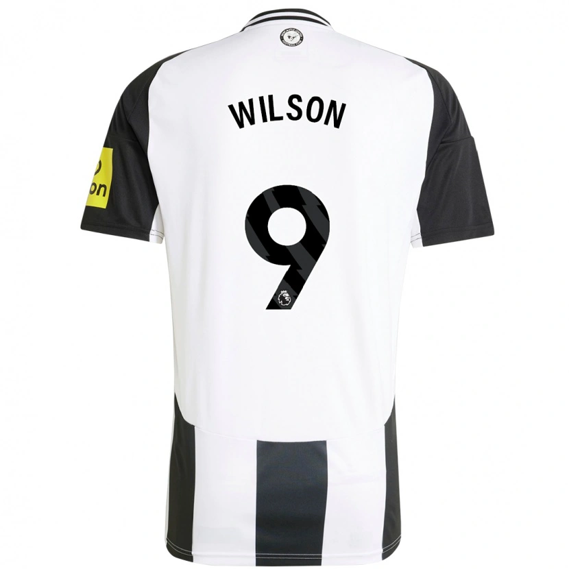 Danxen Hombre Camiseta Callum Wilson #9 Blanco Negro 1ª Equipación 2024/25 La Camisa México