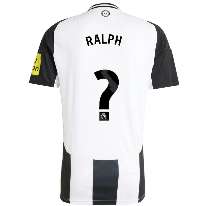 Danxen Hombre Camiseta Joe Ralph #0 Blanco Negro 1ª Equipación 2024/25 La Camisa México