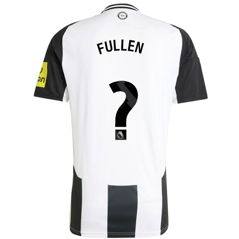 Danxen Hombre Camiseta Ethan Fullen #0 Blanco Negro 1ª Equipación 2024/25 La Camisa México