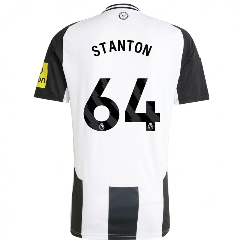 Danxen Hombre Camiseta Ellis Stanton #64 Blanco Negro 1ª Equipación 2024/25 La Camisa México