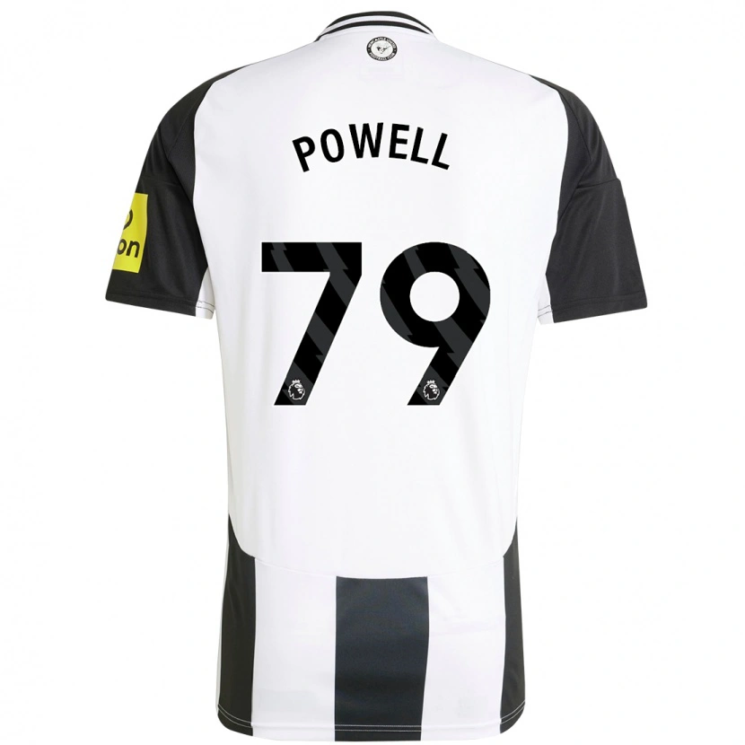 Danxen Hombre Camiseta Rory Powell #79 Blanco Negro 1ª Equipación 2024/25 La Camisa México