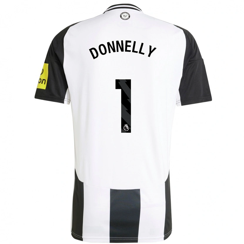 Danxen Hombre Camiseta Grace Donnelly #1 Blanco Negro 1ª Equipación 2024/25 La Camisa México