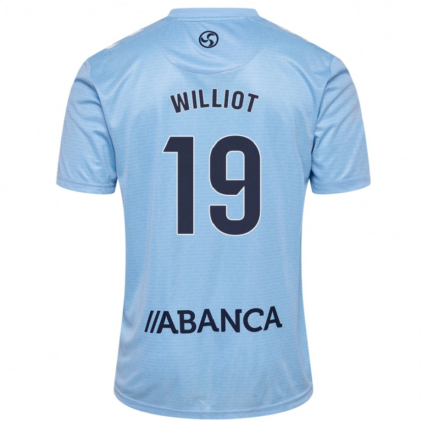Danxen Hombre Camiseta Williot Swedberg #19 Azul Cielo 1ª Equipación 2024/25 La Camisa México