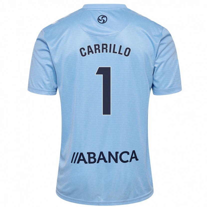 Danxen Hombre Camiseta Coke Carrillo #1 Azul Cielo 1ª Equipación 2024/25 La Camisa México