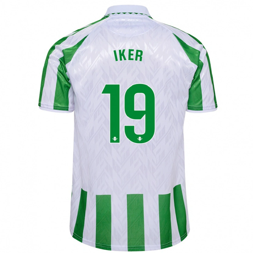 Danxen Hombre Camiseta Iker Losada #19 Verde Rayas Blancas 1ª Equipación 2024/25 La Camisa México