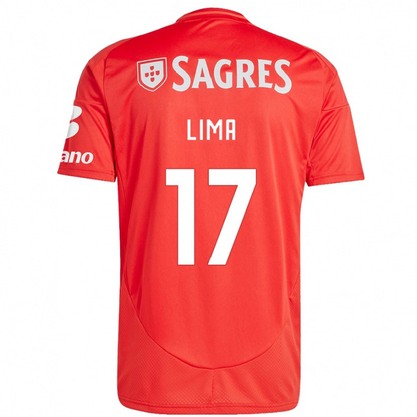 Danxen Hombre Camiseta Ivan Lima #17 Rojo Blanco 1ª Equipación 2024/25 La Camisa México