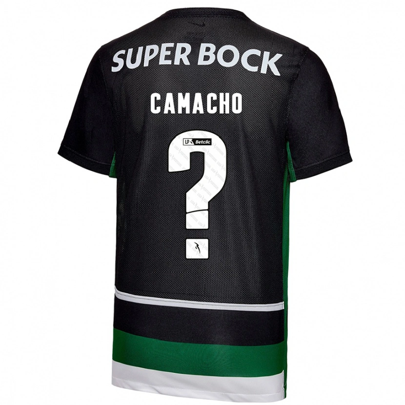 Danxen Hombre Camiseta Rafael Camacho #0 Negro Blanco Verde 1ª Equipación 2024/25 La Camisa México