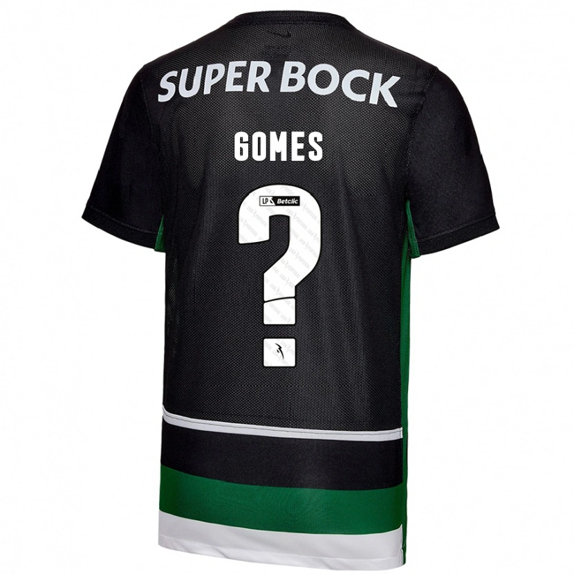 Danxen Hombre Camiseta Frederico Gomes #0 Negro Blanco Verde 1ª Equipación 2024/25 La Camisa México