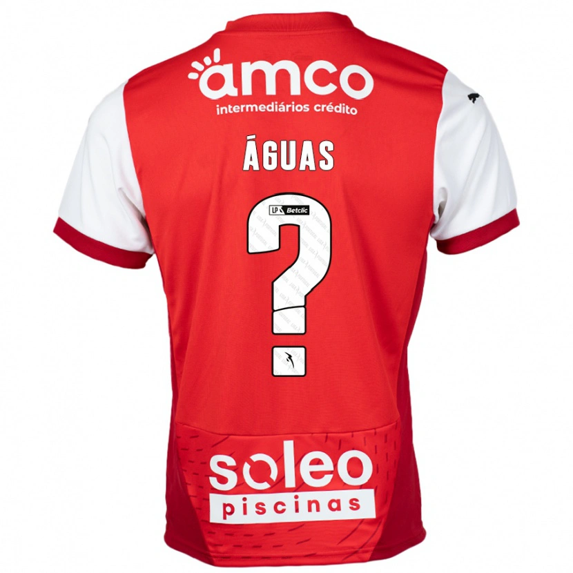 Danxen Hombre Camiseta Diogo Águas #0 Rojo Blanco 1ª Equipación 2024/25 La Camisa México