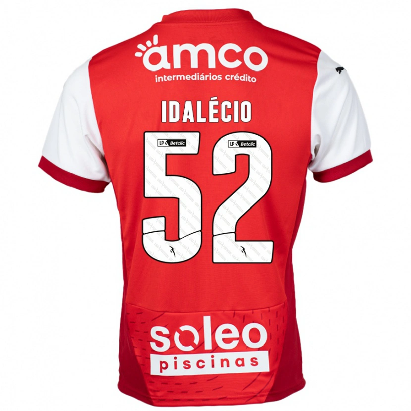 Danxen Hombre Camiseta Idalécio #52 Rojo Blanco 1ª Equipación 2024/25 La Camisa México